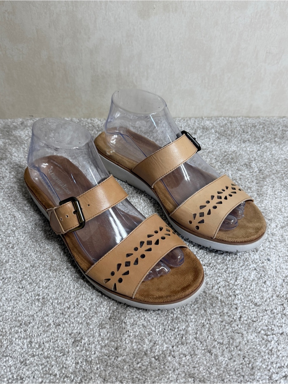 Naturalizer N5 Comfort Women’s Marnie Slip On Sandals in Tan Brown 8.5M